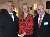 Dave Wenhold, President of the American League of Lobbyists, and Mate Granic, President of the Croatian Society of Lobbyists, Zagreb, 2010